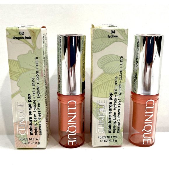 Clinique Makeup New Clinique Lot Of 2 Moisture Surge Pop Triple Lip